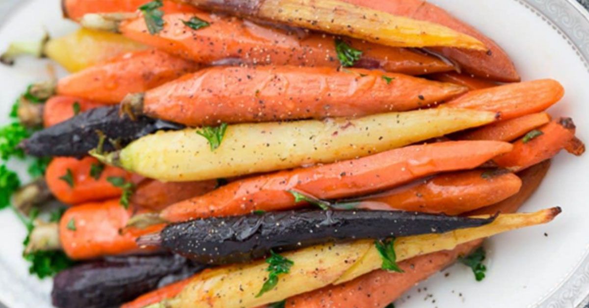 Honey roasted carrots